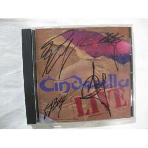  Cinderella Live Signed By The Four Original Members Of 