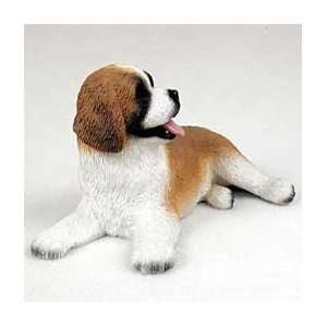 St. Bernard Puppy Dog Figurine 