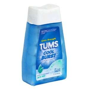  Tums Antacid/Calcium Supplement, Extra Strength, Cool 