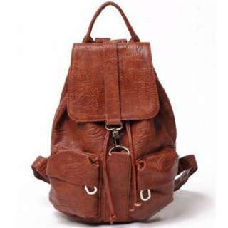Fashion Grils PU Leather Shoulder Backpack Bag Purse  