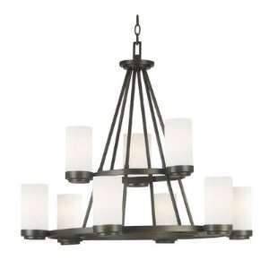  Kenroy Home 91769SBZ Toronto 9 Light Chandelier