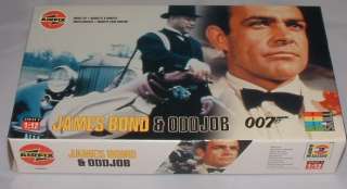 Airfix James Bond & Odd Job 007 Plastic Model Kit mint  