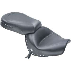 Mustang Seats 76070 Yamaha V Star 950 2009 2011 Studded Wide Two Piece 