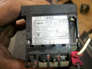 AEG 10E LS07 SP07 STARTER CONTACTOR  