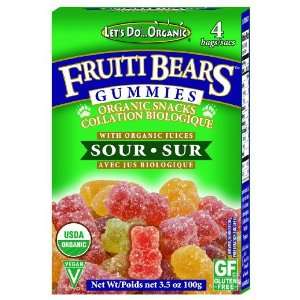 Super Sour Organic Vegan Gummi Bears, 3.5 oz. Box  Grocery 