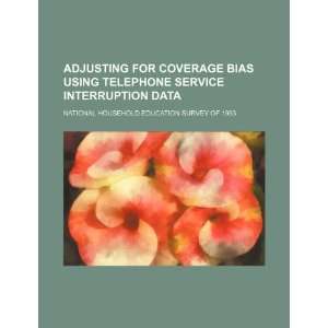 Adjusting for coverage bias using telephone service interruption data 