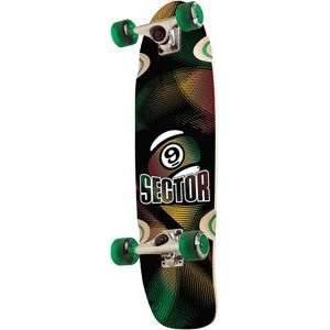  Sector 9 Mini Series 9er Drop Rasta Complete Skateboard 