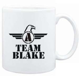  Mug White  Team Blake   Falcon Initial  Last Names 