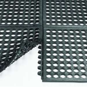 Wearwell Nitrile Rubber 472 WorkSafe Anti Fatigue Modular Mat, for Wet 