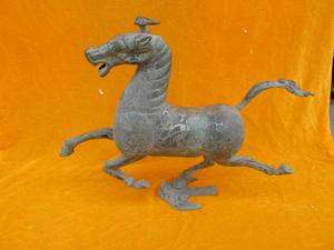 Bronze ma ta fei yan statues Horse swallow Bronze Chinese Antique 