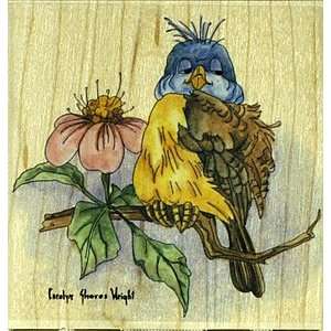  Stamps Happen Bluebird Mounted Rubber Stamp Arts, Crafts 