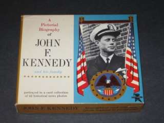 1964 JOHN F. KENNEDY BIOGRAPHY JFK COMPLETE CARD SET◆  
