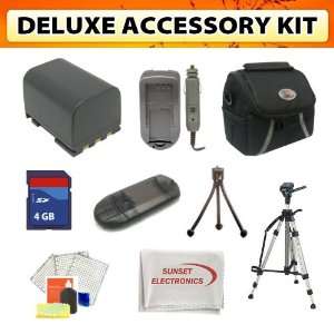com Deluxe SUNSET ELECTRONICS Accessory Kit For The Canon VIXIA HV40 