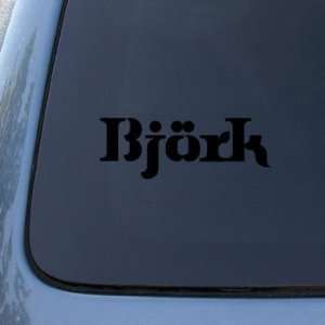  BJORK   Vinyl Car Decal Sticker #1784  Vinyl Color Black 