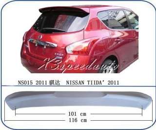   ABS Spoiler Wing For Nissan 2011 Tiida/Versa 5DR Hatchback  