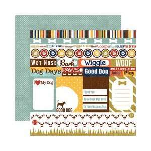  Woof Double Sided Cardstock 12X12 Journaling