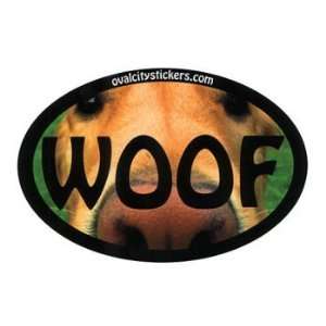  Labrador Retriever Nose WOOF Sticker Automotive