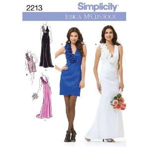 Simplicity Sewing Pattern 2213 Misses and Miss Petite Evening Dresses
