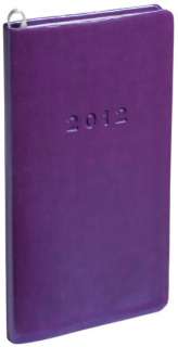   Monthly Pocket Purple Metal Kid Planner Calendar by Gallery Leather
