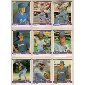  1984 Atlanta Braves Fleer Baseball Team Set (Dale Murphy 