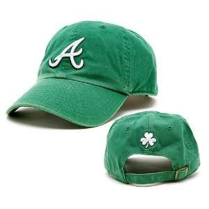  Atlanta Braves St. Patricks Day Cleanup Adjustable Cap 
