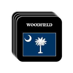 US State Flag   WOODFIELD, South Carolina (SC) Set of 4 Mini Mousepad 
