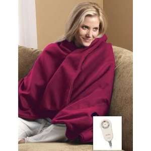   Cuddle Up Fleece Electric Heated Warming Throw Blanket