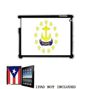 Rhode Island State Flag Emblem Snap On Shell Case Cover for Apple iPad 