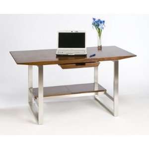  Breeze Desk with Stainless Steel Legs Legs Wood