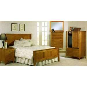   Dresser, Armoire 4 PC Bedroom Set ~ Solid Wood *Honey Finish Home