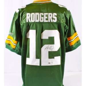  Autographed Aaron Rodgers Super Bowl Jersey   GAI 