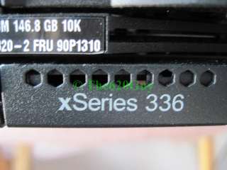 IBM eServer xSeries 336 X336 1U Server Xeon 3GHz 2GB 2 x 146GB U320 