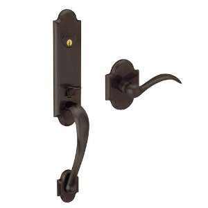 Baldwin 85354.402.ACLH Boulder Distressed Oil Rubbed Bronze Keyed Entr