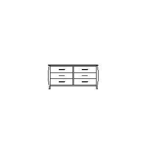  Double Dresser 3336 Boras Collection Furniture & Decor