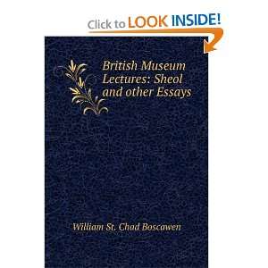   Lectures Sheol and other Essays William St. Chad Boscawen Books