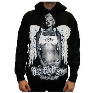 187 INC OG ANGEL HOODIE BLK  NEW  XL 3X  