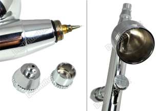 3mm Dual Spray Action Airbrush Gun Kit Craft Nail Art  