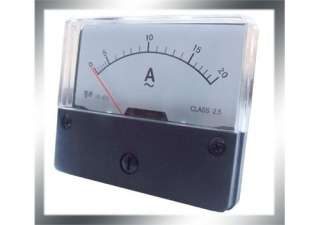 AC 0~20A Analog Amp Panel Meter Current Ammeter  