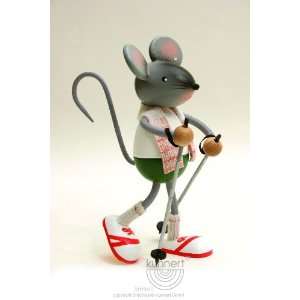   Mouse Willy Walking with Nordic Walking Poles Arts, Crafts & Sewing