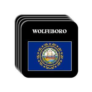 US State Flag   WOLFEBORO, New Hampshire (NH) Set of 4 Mini Mousepad 