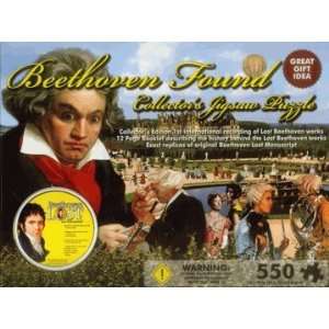  Beethoven Found 550 Piece Jigsaw Puzzle with CD   Limited 