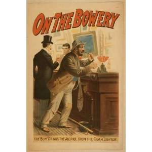  Poster On the Bowery 1894