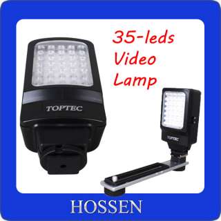 DV 35 LED Video Light Lamp + Mounting Bracket for Sony Canon Hitachi 