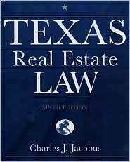 Texas Real Estate Law, (0324187467), Charles J. Jacobus, Textbooks 