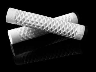 Cult Crew Vans Waffle Bicycle Grips WHITE Track BMX  