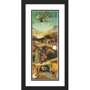 Bosch, Hieronymus 14x24 Framed and Double Matted Temptation of St 