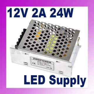 1x 12V 2A 24W Switch Power Supply Driver LED Strip 220V  