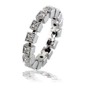   ring, square settings LR K00354W15 Sziro Jewelry Designs Jewelry