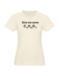Chemistry Give Me Sugar Organic Womens Fitted T S Chemistry Organic 