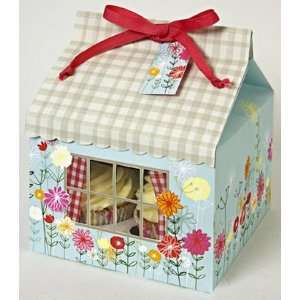  Meri Meri Large Floral Gingham Cupcake Box Kitchen 
